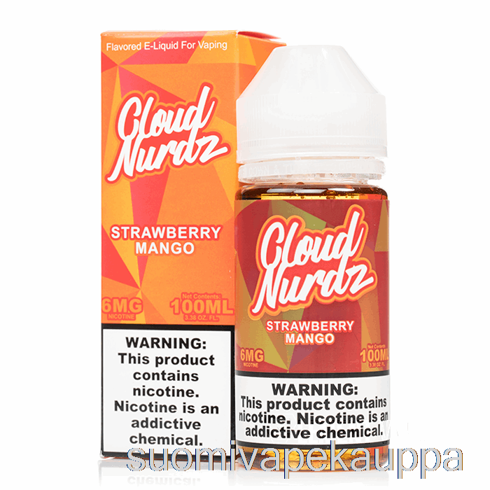 Vape Nesteet Mansikka Mango - Pilvi Nurdz - 100ml 0mg